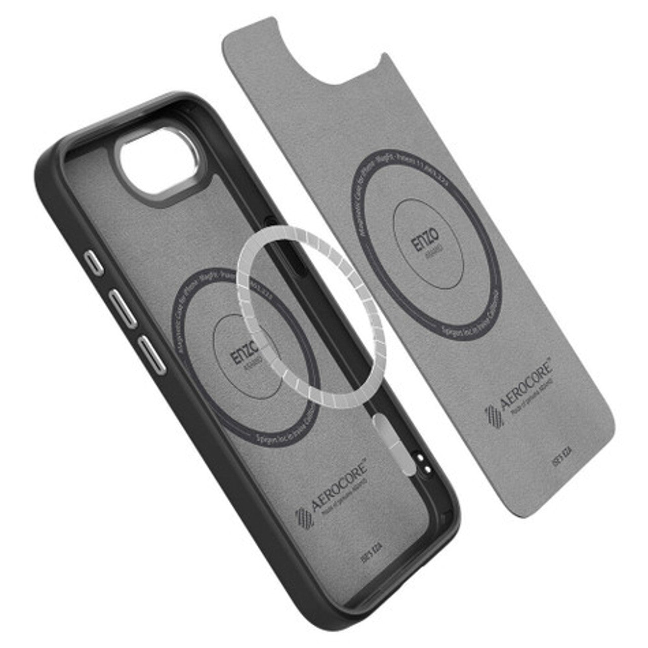 Spigen Enzo Aramid (MagFit) Case iPhone 16e - Black