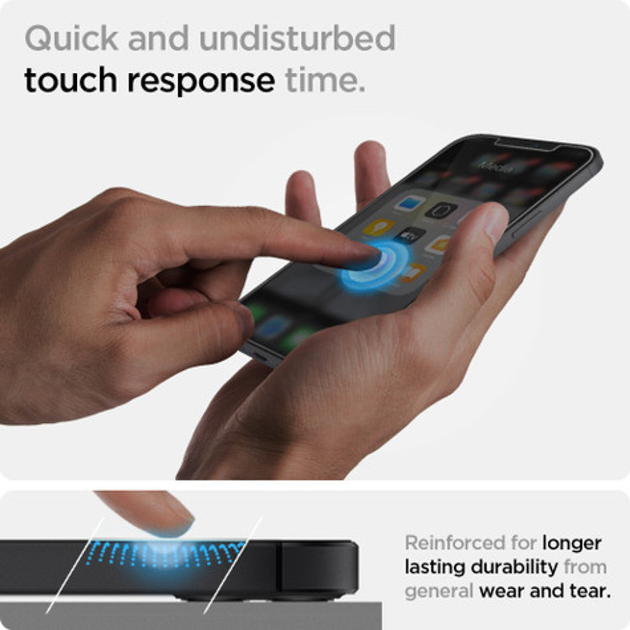 Spigen Glas.tR HD Slim Privacy Tempered Glass iPhone 12 Mini - Black