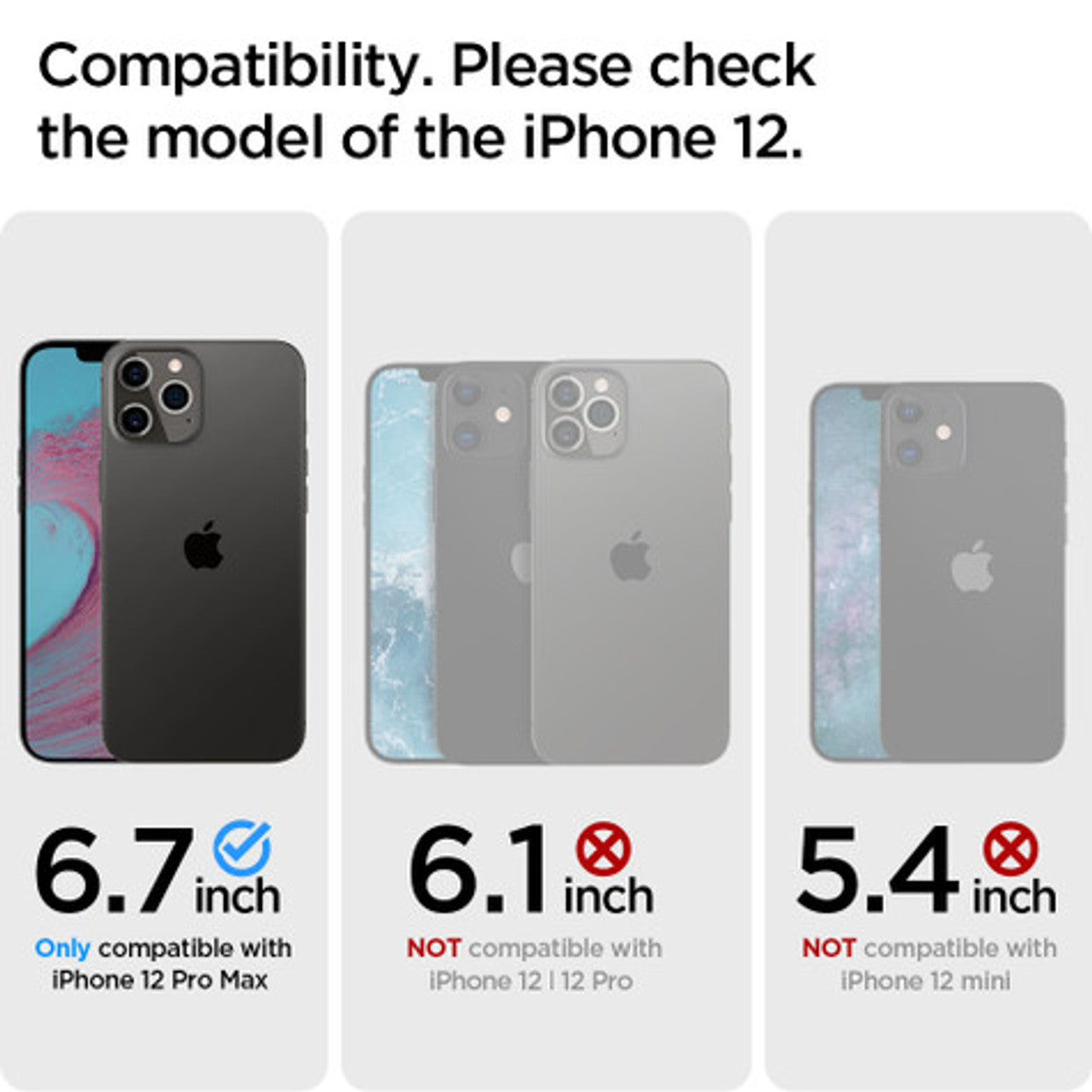 Spigen AlignMaster GLAS.tR Tempered Glass iPhone 12 Pro Max - Black