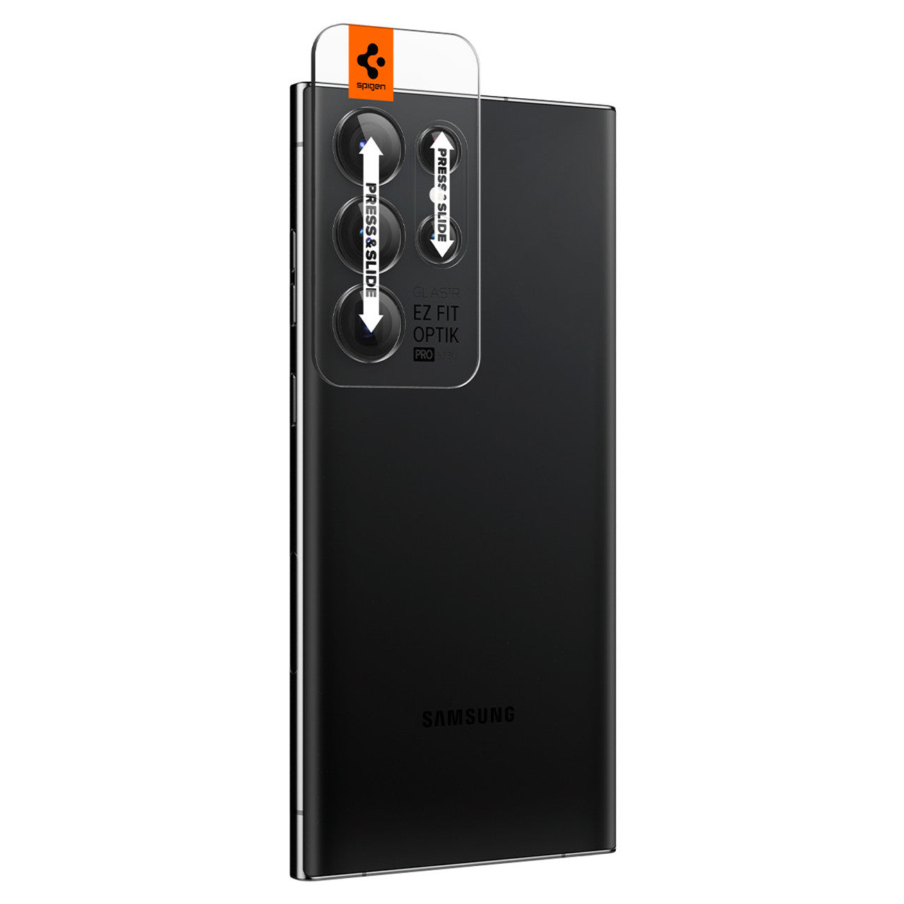 Spigen EZ Fit Optik Pro Lens Protector Samsung Galaxy S23 Ultra - Black