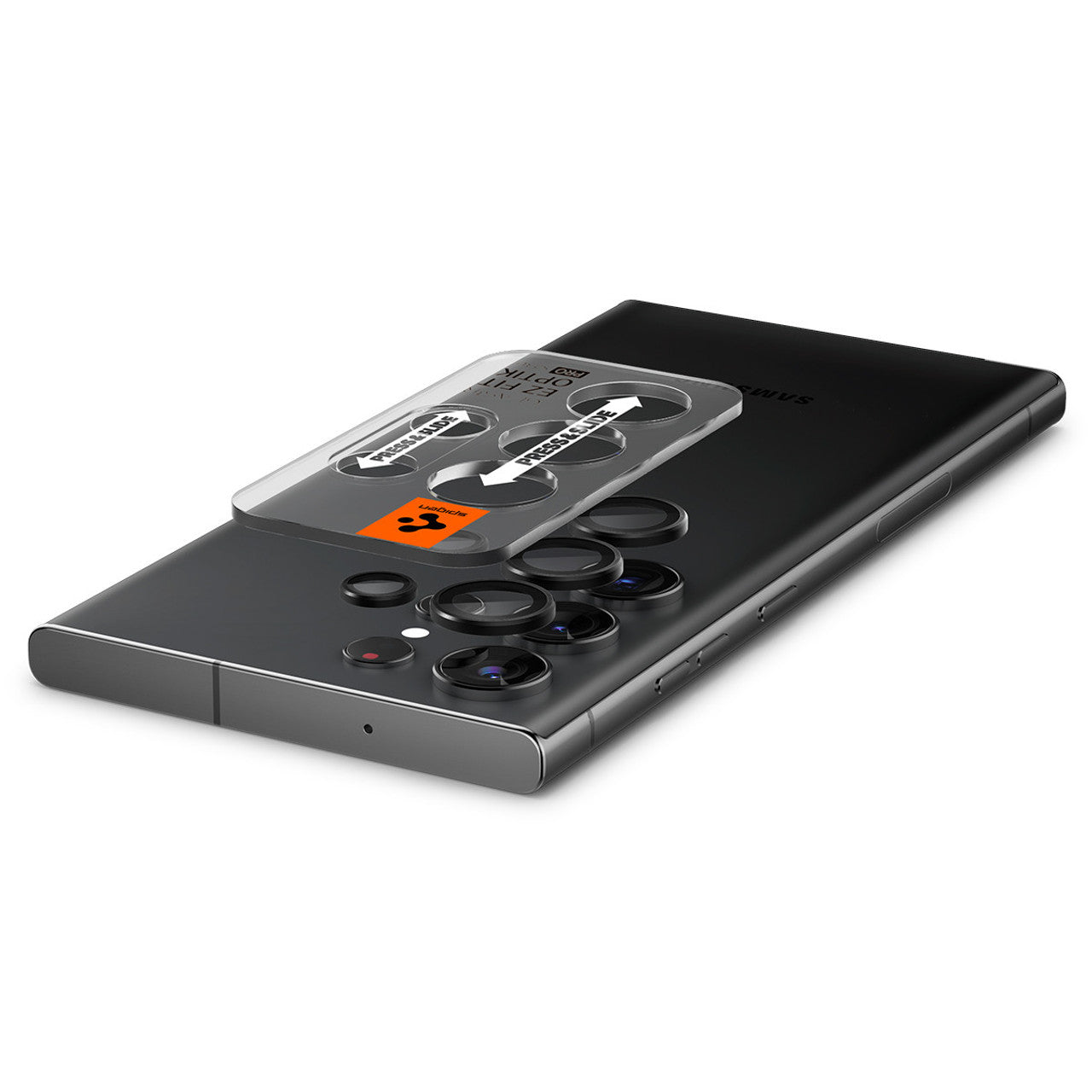 Spigen EZ Fit Optik Pro Lens Protector Samsung Galaxy S23 Ultra - Black