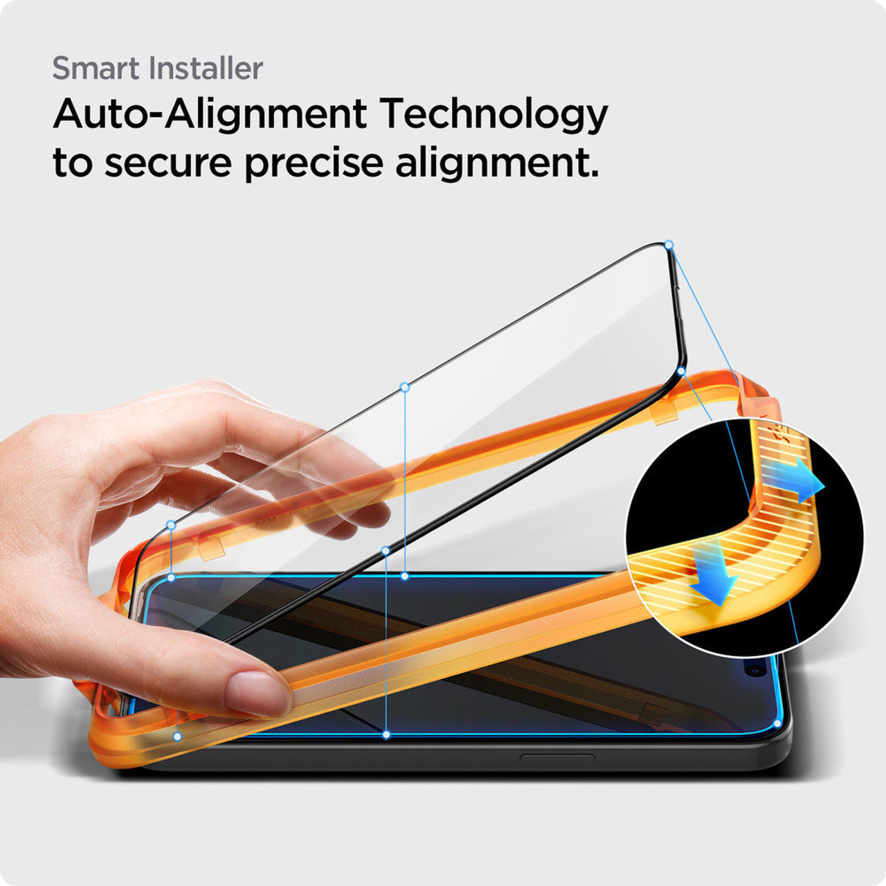 Spigen GLAS.tR AlignMaster Screen Protector iPhone 15 Plus (2PCS) - Black
