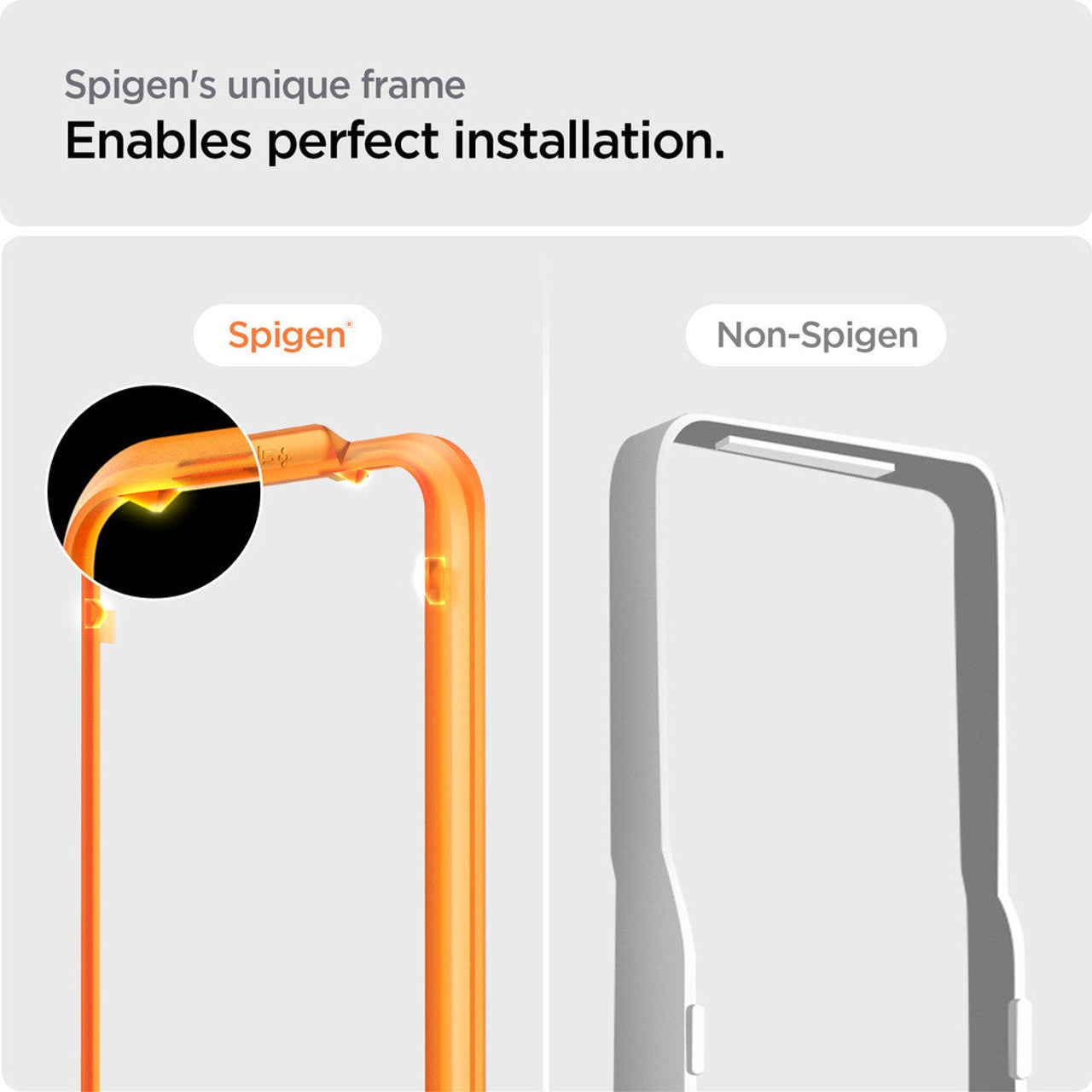 Spigen GLAS.tR AlignMaster Screen Protector iPhone 15 Plus (2PCS) - Black