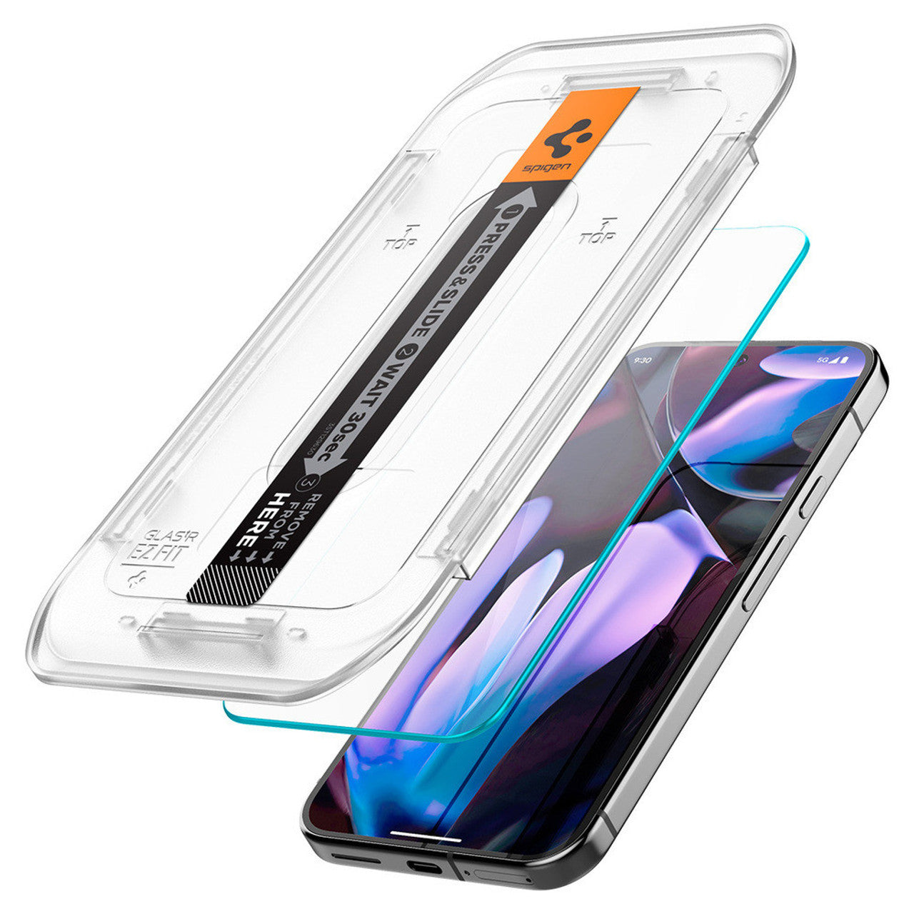 Spigen Glas.tR EZ Fit 2 Pcs Glass Google Pixel 9/9 Pro - Clear