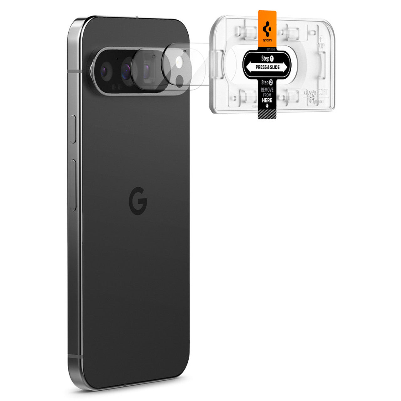 Spigen Glas.tR EZ Fit Optik 2Pcs Glass Lens Protector Google Pixel 9 Pro - Clear