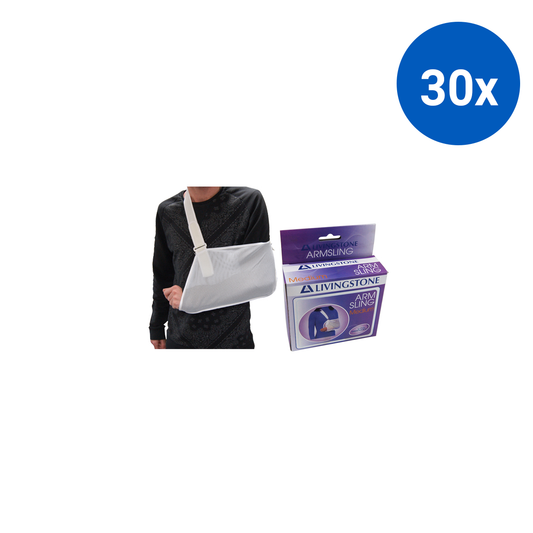 Livingstone Arm Sling Medium In Display Box - White x30