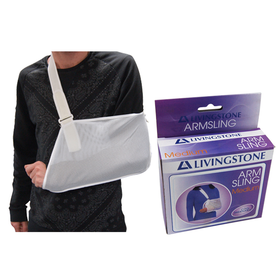 Livingstone Arm Sling Medium In Display Box - White x30