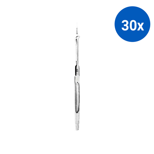 Livingstone Scalpel Blade Handles No. 7 - Silver x30