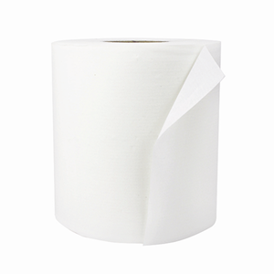 Sofeel Centrefeed Pull Paper Towel Barrel Roll 1-Ply Biodegradable 20cm x 300m Non-Perforated 6 Rolls/Ctn - White x10