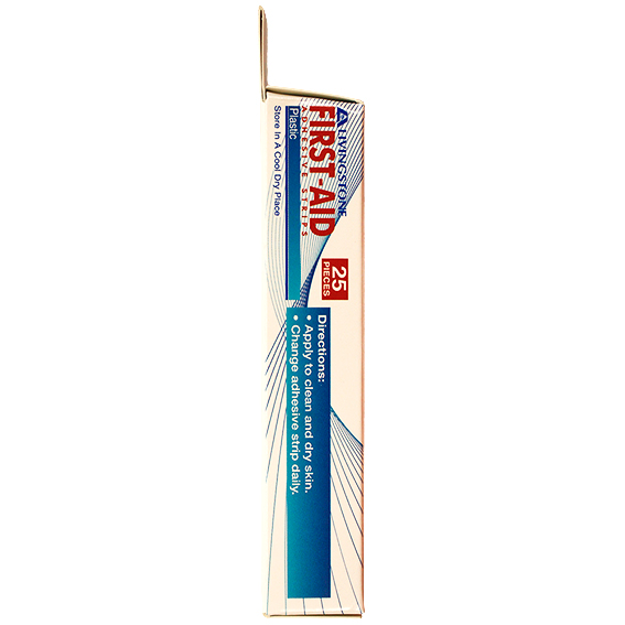 Livingstone Superior Adhesive Recyclable Plastic Strips 72 x 19mm Latex Free 25/Box - White x270