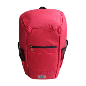 Livingstone Anti-Theft Backpack 29x47x15cm 20.5 Litres Polyester with PU Coating and Leather - Red x10