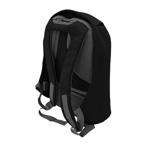 Livingstone Anti Theft Backpack Polyester with PU Coating and Leather with USB Port - Black x10
