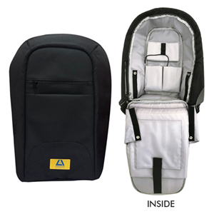 Livingstone Anti Theft Backpack Polyester with PU Coating and Leather with USB Port - Black x10