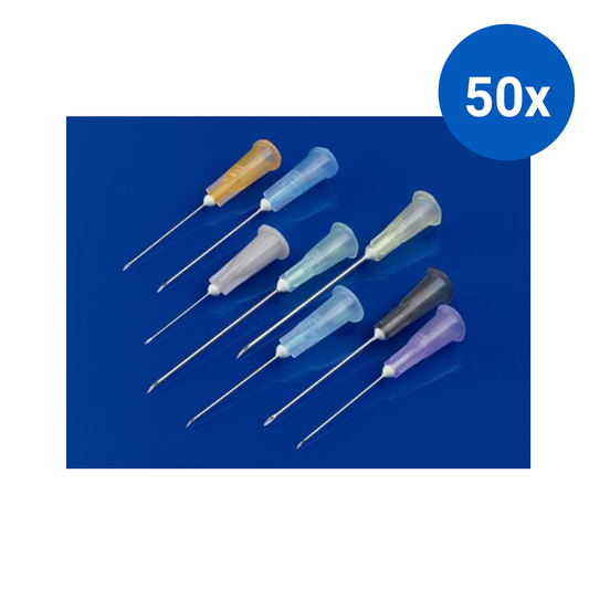 BD Hypodermic Needle 25 Gauge x 1.5 Inches 38mm Precision Glide 100/Box - Orange x50