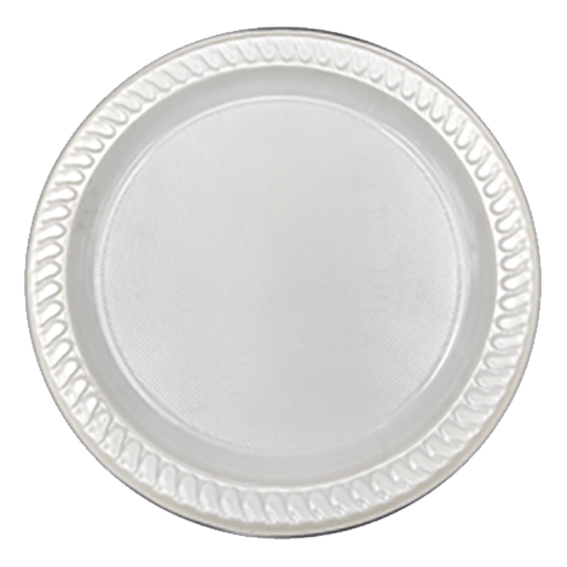 Liv Eco Bio 100% Sugarcane Round Plate 9"/230mm 125/Pack 500/Carton - White x10