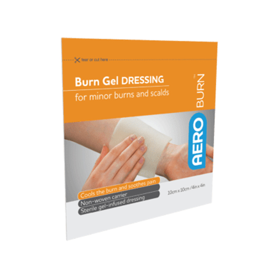 Burn Aid Burn Dressing 10 x 10 cm - White x80