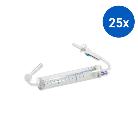 Baxter Intravenous IV Burette with Clearlink Activated Valve Sterile 150ml - Clear x25