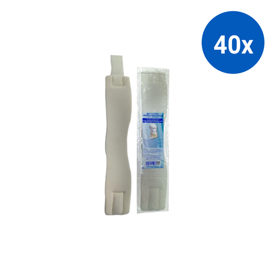 Livingstone Cervical Neck Collar Large Soft Foam In Polybag - White x40