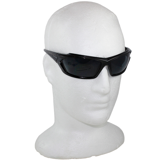 Chimera Raider Highrange Safety Glasses Protective Wear Smoke Lens Anti-Fog Anti-Scratch Polycarbonate - Black x30