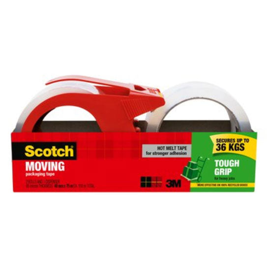 Scotch 3500‑2‑1RD‑AU Packaging Tape 2 Pack - 6 Box