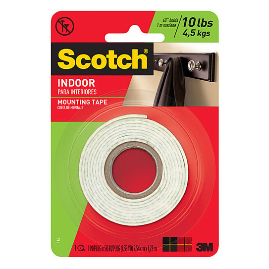 Scotch 114 Indoor Mounting Tape – 6 Boxes