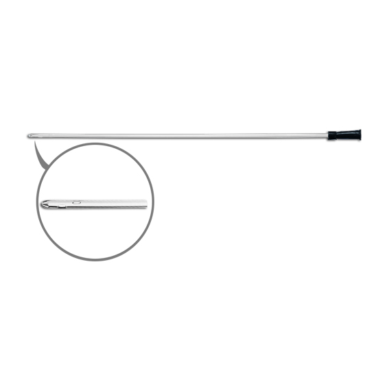 Livingstone Nelaton Male Catheters 10FG 38cm Single Wrapped Sterile - Black x560