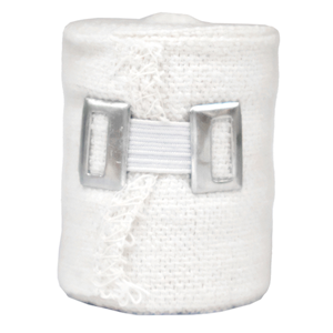 Universal Choice Crepe Bandage, Heavyweight 5cm x 2.3m Unstretched 4.5m Stretched 12/Pack - White x20