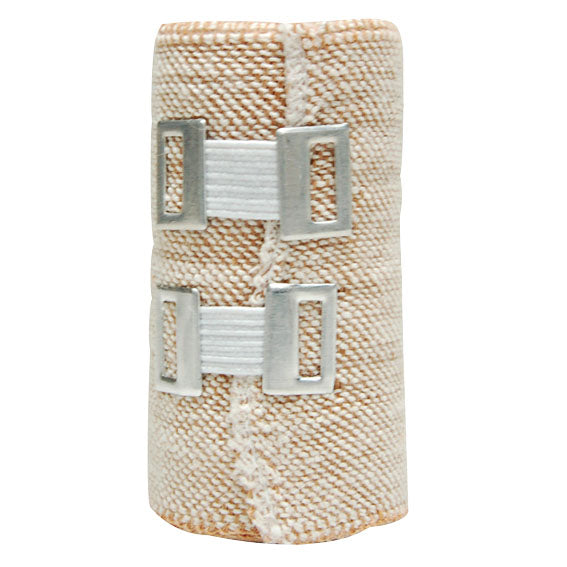 Universal Crepe Bandage 7.5cm x 2.3m Unstretched 4.5m Stretched 12/Pack - Brown x15