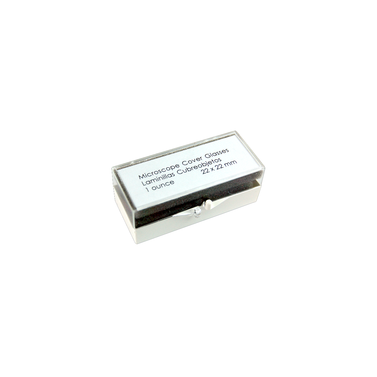 Marienfield Microscope Cover Slip 22 x 22mm No. 2 Thickness Borosilicate 3.3 Glass 111/Pack Germany - Clear x25