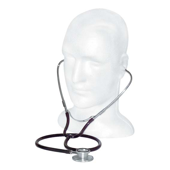 Livingstone Dual Head Stethoscope Latex Free Assembled - Black Tube x35