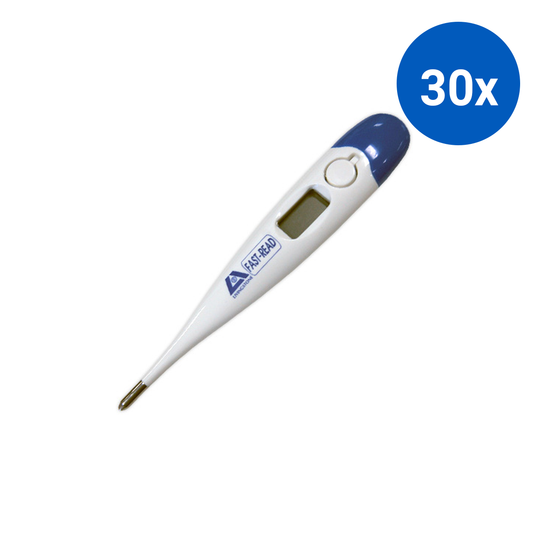 Livingstone Digital Fast-Read Thermometer with Subnormal Hypothermia 26-43.9°C - White x30