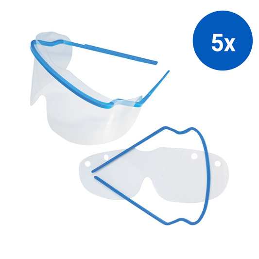 Livingstone Protective Spectacles Eye Shield Disposable 50/Box - Transparent x5