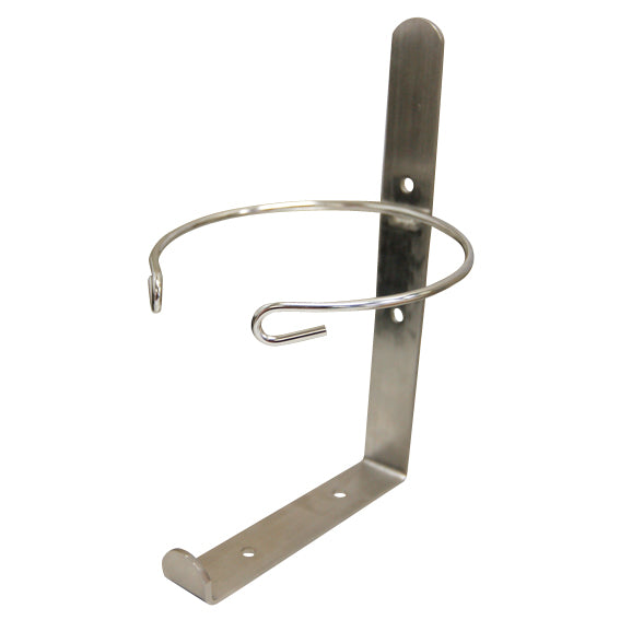 Wall Mountable Bracket for 11.5 to 13 cm Diameter Tubs Stainless Steel - Silver x35