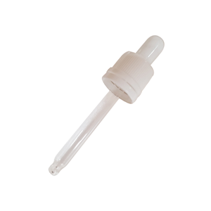 Livingstone Dropper for 25ml Narrow Neck Bottle Rubber Teat 50 Pieces/Box - White x10