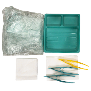 Livingstone Basic Wound Dressing Pack Queensland Type Latex Free 160/Carton - WHite/Green x5
