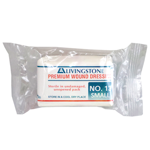 Livingstone Premium Wound Dressing Bandage Small (#13) Latex Free 12/Pack - White x25