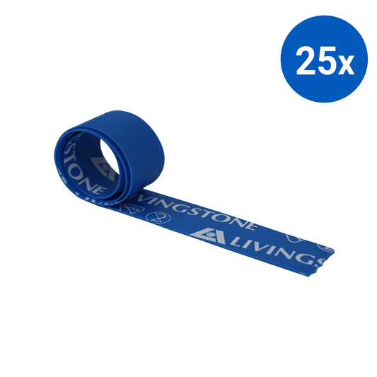 Livingstone Disposable Tourniquet 60 x 2.5cm Latex Free 50 Pcs/Roll - Blue x25