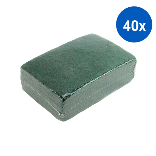 Livingstone Industrial Scourer Pads 230 x 150 x 10mm 10/Pack - Green x40