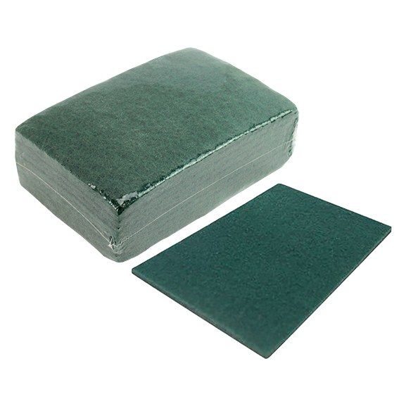 Livingstone Industrial Scourer Pads 230 x 150 x 10mm 10/Pack - Green x40