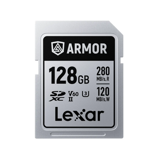 Lexar Professional Armor Silver Pro SDXC UHS-II Card 128 GB - Silver