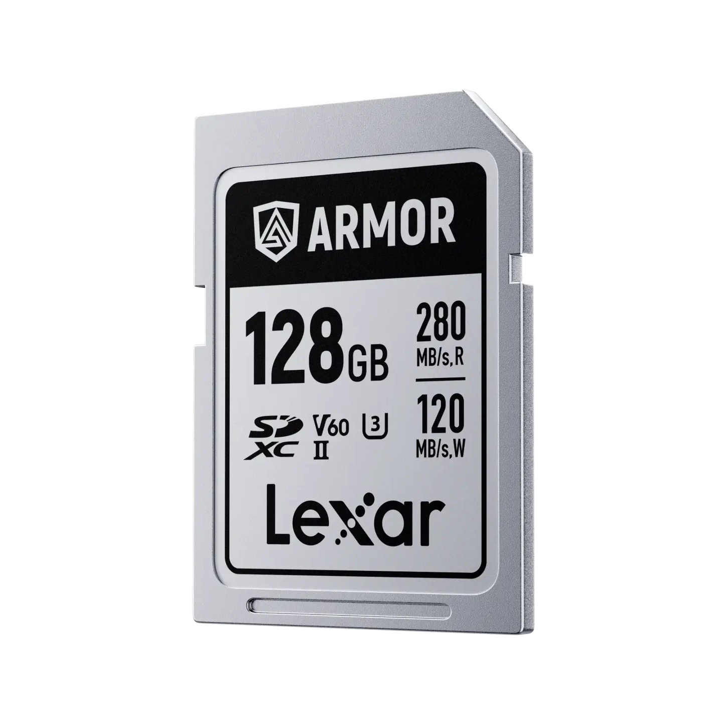 Lexar Professional Armor Silver Pro SDXC UHS-II Card 128 GB - Silver