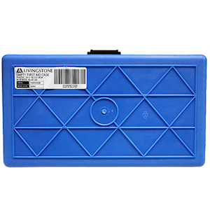 Livingstone First Aid Empty Recyclable Polypropylene Case 30x18.5x14 cm - Blue x20