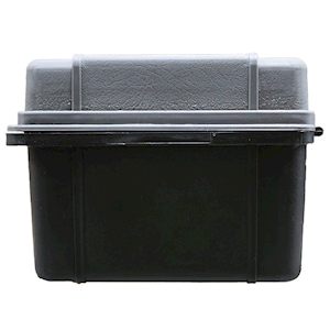 Livingstone First Aid Empty Polypropylene Case 37x18.5x13 cm with Compartments - Grey/Black x20
