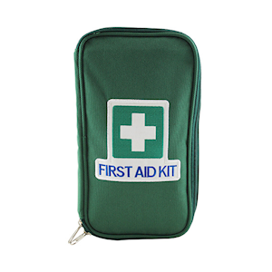 Livingstone Unbranded First Aid Empty Oxford Cloth Case 25.5 x 13.5 x 7.5cm - Green x35