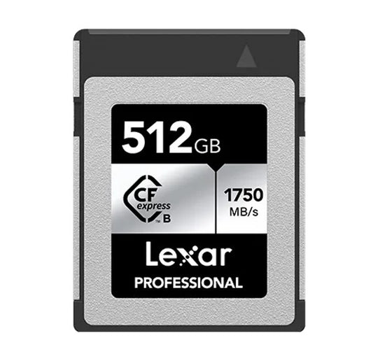 Lexar Professional CFexpress Type B Silver Series 512GB – Black