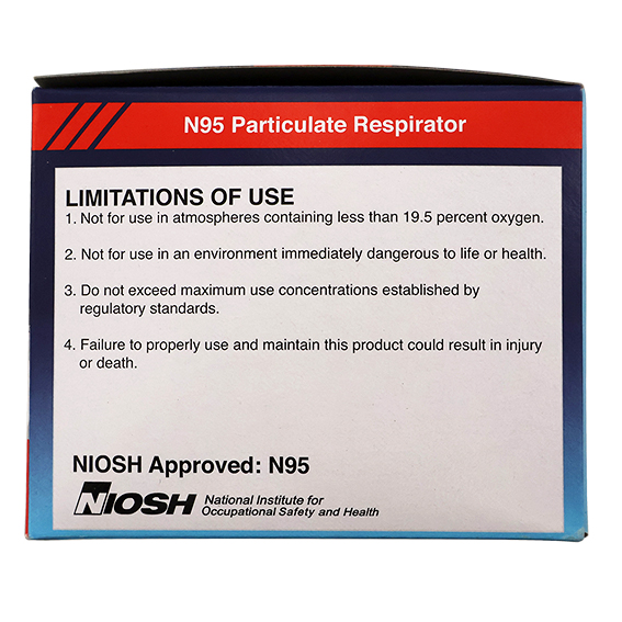 Liv Genuine N95 Face Mask Respirator Level 3 Duckbill TGA 403955 30/Box - White x10