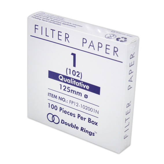 Livingstone Qualitative Filter Paper No. 102 (No.1) 125mm 100 Pcs/Box - White x30