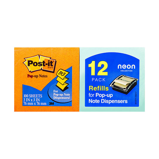 Post‑It Pop‑Up Notes Cape Town 76 x 76mm 12‑Pack
