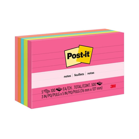 Post‑It Notes Cape Town 76 x 127mm 5‑Pack