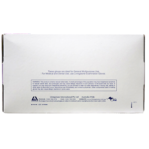 Livingstone Biodegradable Latex Examination Gloves Low Powde Small Size - Blue x50